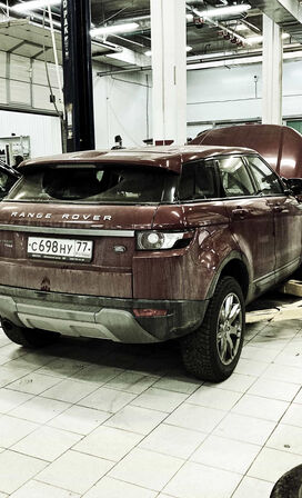 Диагностика системы SRS в Range Rover Evoque