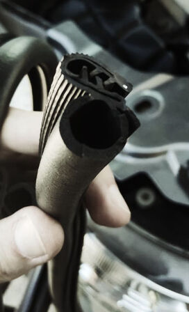 Замена уплотнителей капота в Land Rover Freelander