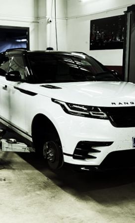 Балансировка 4-х колес в Range Rover Evoque