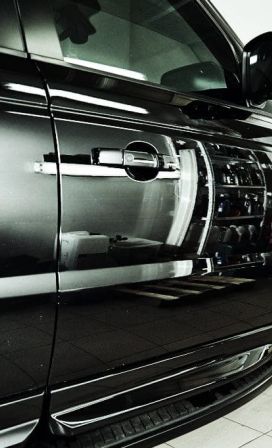 Покрытие кузова жидким стеклом на Range Rover Sport