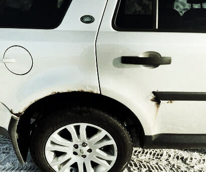 Замена заднего крыла в Land Rover Freelander