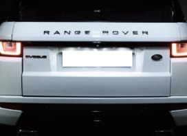 Окрас заднего бампераRange Rover Evoque