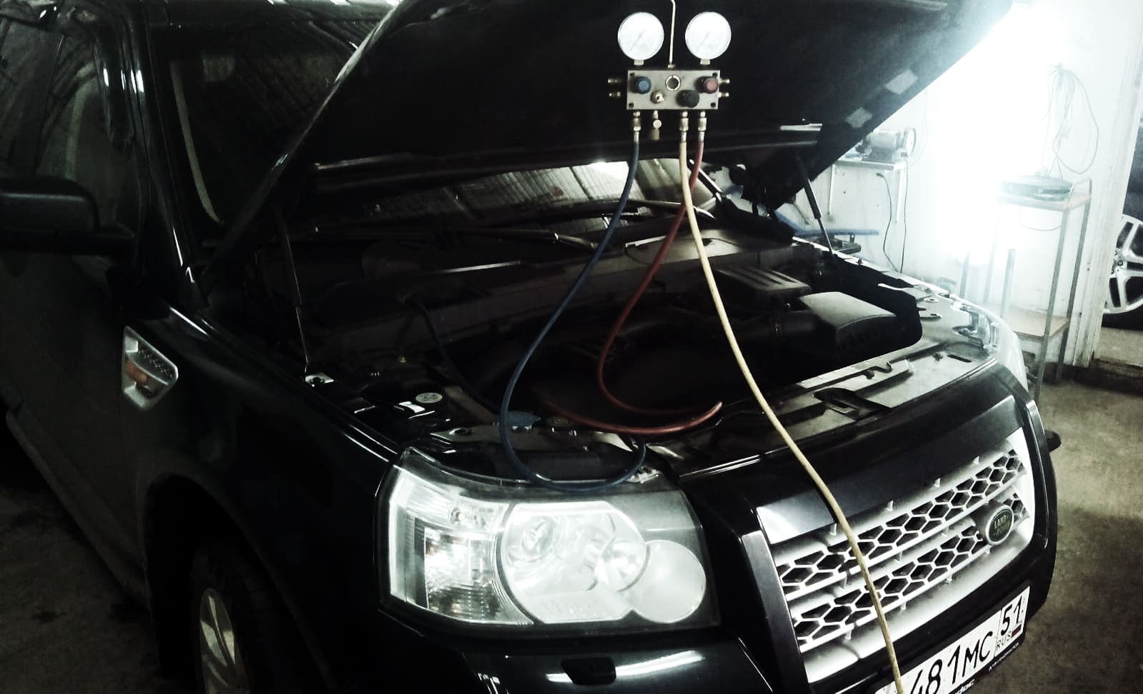 Антибактериальная обработка кондиционера на Freelander
