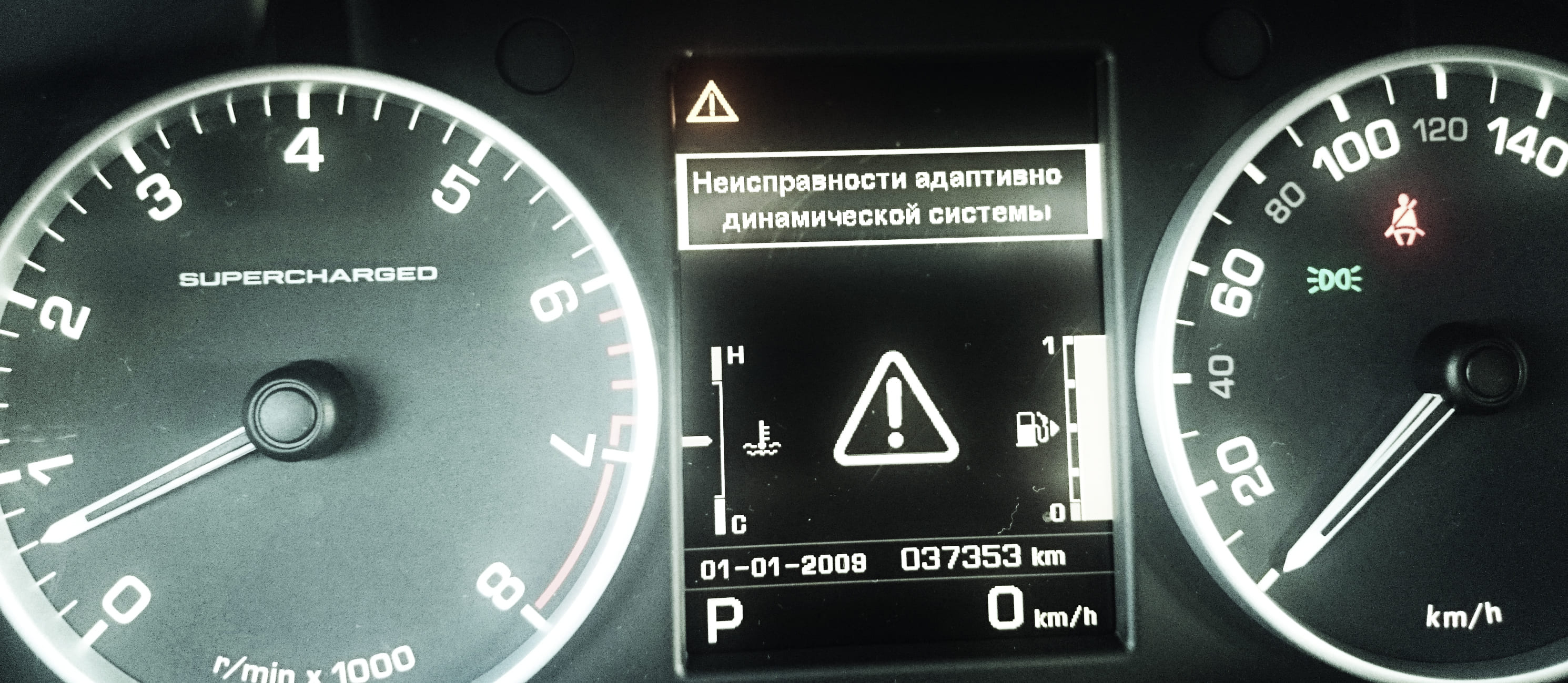 Тест АСЕ на Range Rover Sport
