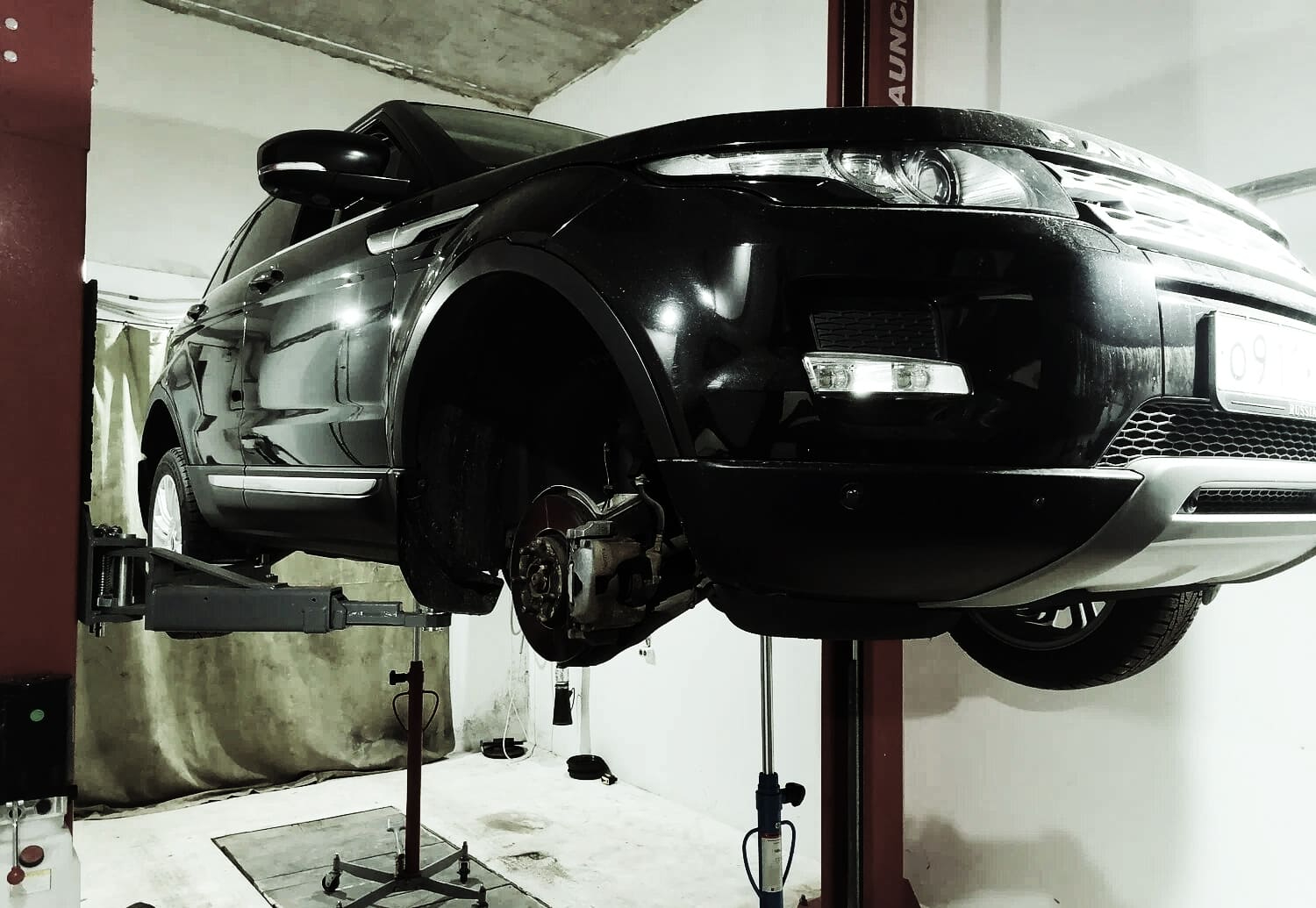 Промывка системы ACE в Range Rover Evoque