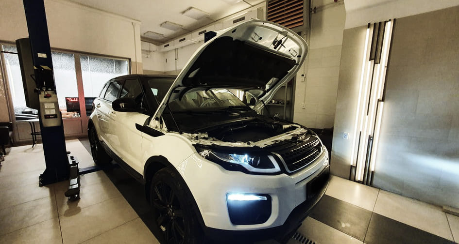 Программирование блока GWM в Range Rover Evoque