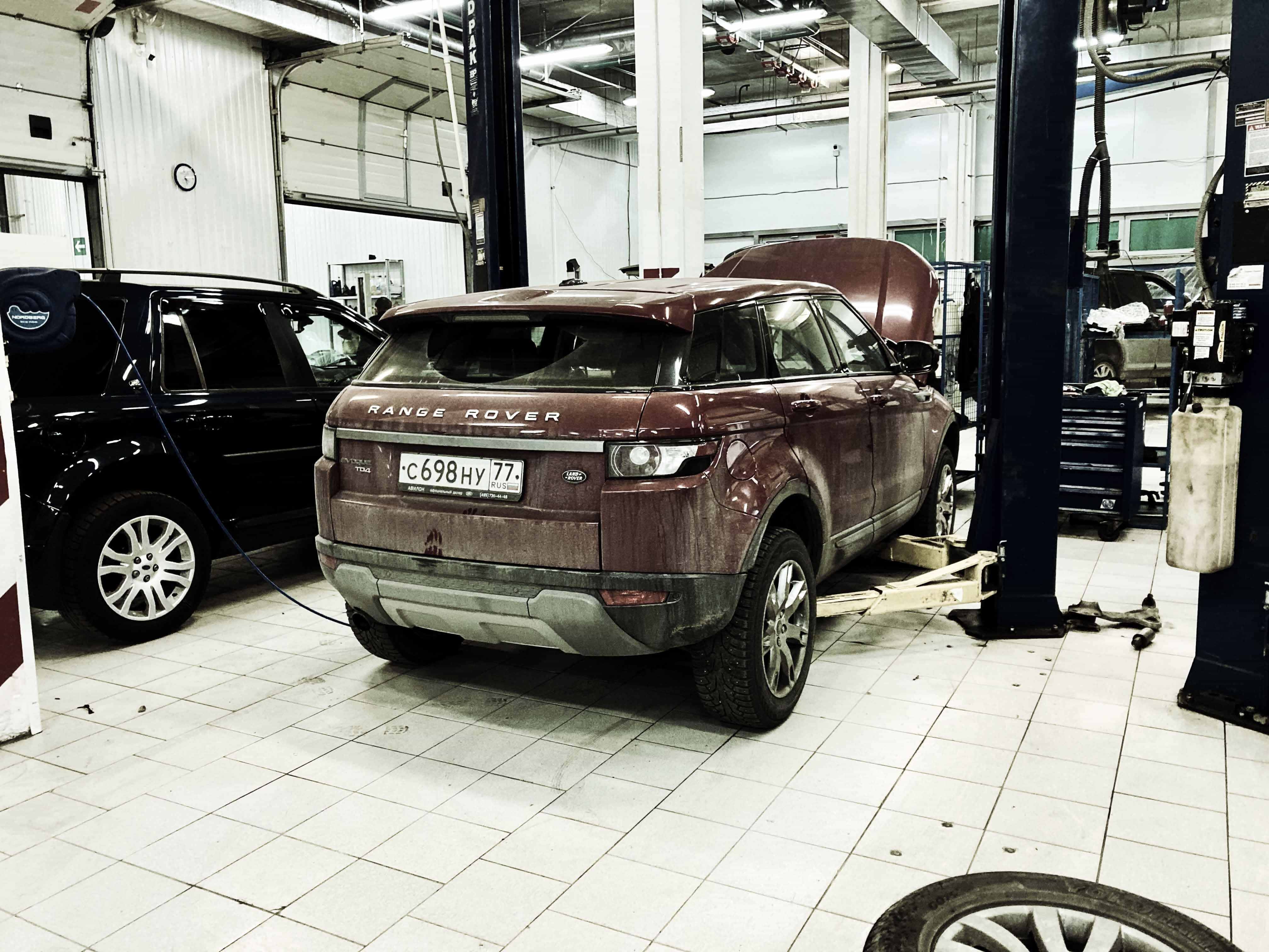 Дооснащение Range Rover Evoque