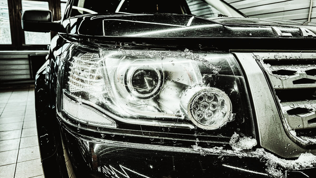 Бесконтактная мойка кузова в Land Rover Freelander